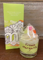 PIPED FROZEN MARGARITA CANDLE from Sidney Flower Shop in Sidney, OH