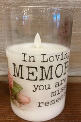 SYMPATHY CANDLE from Sidney Flower Shop in Sidney, OH