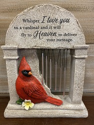 CARDINAL DESK CHIME from Sidney Flower Shop in Sidney, OH