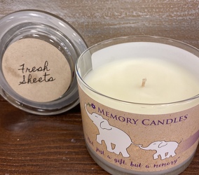 CANDLE "FRESH SHEETS" from Sidney Flower Shop in Sidney, OH