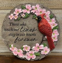 DECORATIVE STONE "ROUND" CARDINAL from Sidney Flower Shop in Sidney, OH