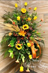 STANDING SPRAY FALL MIX from Sidney Flower Shop in Sidney, OH