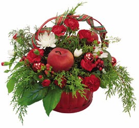 A Winter Basket Bouquet from Sidney Flower Shop in Sidney, OH