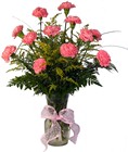 A Pink Carnation Vase