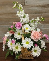 BASKET "PINK PERFECTION" from Sidney Flower Shop in Sidney, OH