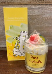 PIPED PINA COLADA CANDLE from Sidney Flower Shop in Sidney, OH