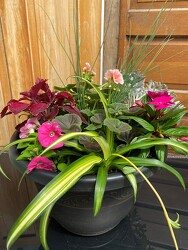 14IN OUTDOOR COMBO POT from Sidney Flower Shop in Sidney, OH