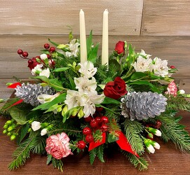 HOLIDAY CENTERPIECE from Sidney Flower Shop in Sidney, OH