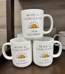 MUG HERE WE GO AGAIN from Sidney Flower Shop in Sidney, OH