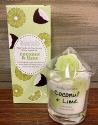 PIPED CANDLE COCONUT & LIME from Sidney Flower Shop in Sidney, OH