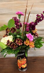 WELCOME HOME PUMPKIN from Sidney Flower Shop in Sidney, OH