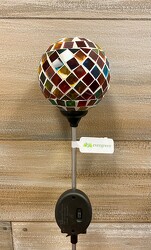 SOLAR GAUZING BALL PICK from Sidney Flower Shop in Sidney, OH