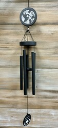 WINDCHIME BLACK SOLAR from Sidney Flower Shop in Sidney, OH