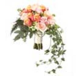 A Rose Garden Clutch bouquet from Sidney Flower Shop in Sidney, OH